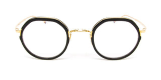 Thom Browne UEO911A-G0003 unisex Black Round Eyeglasses