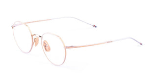 Thom Browne UEO914A-G0001 men Gold Geometric Eyeglasses