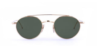 Thom Browne UES101A-G0001 men Gold Oval Sunglasses