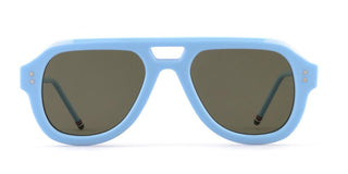 Thom Browne UES923A-G0002 unisex Blue Pilot Sunglasses