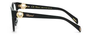 Chopard VCH350S women Black Round Eyeglasses