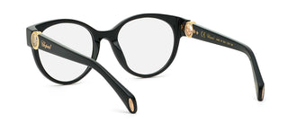 Chopard VCH350S women Black Round Eyeglasses