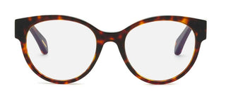 Chopard VCH350S women Havana Round Eyeglasses