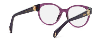 Chopard VCH350S women Violet Round Eyeglasses