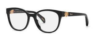 Chopard VCH356S unisex Black Geometric Eyeglasses