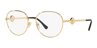 Versace VE 1288 women Gold Round Eyeglasses