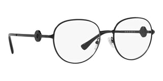 Versace VE 1288 women Black Round Eyeglasses