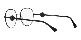 Versace VE 1288 women Black Round Eyeglasses