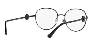 Versace VE 1288 women Black Round Eyeglasses