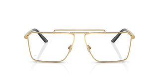 Versace VE 1295 men Gold Rectangle Eyeglasses