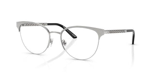 Versace VE 1297 women Silver Cat Eye Eyeglasses