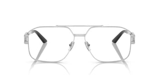 Versace VE 1302 men Silver Pilot Eyeglasses