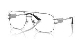 Versace VE 1302 men Ruthenium Pilot Eyeglasses