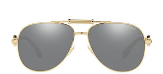 Versace VE 2236 unisex Gold Pilot Sunglasses