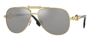 Versace VE 2236 unisex Gold Pilot Sunglasses