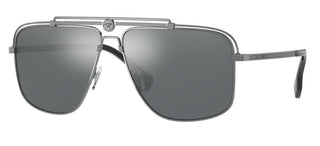 Versace VE 2242 men Ruthenium Pilot Sunglasses