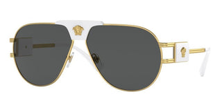 Versace VE 2252 men White Squared Sunglasses