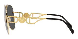 Versace Ve 2255 Unisex Gold Visor Sunglasses