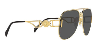 Versace Ve 2255 Unisex Gold Visor Sunglasses