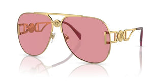 Versace Ve 2255 Unisex Gold Visor Sunglasses