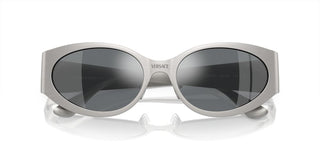 Versace VE 2263 women Silver Round Sunglasses