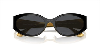 Versace VE 2263 women Black Round Sunglasses