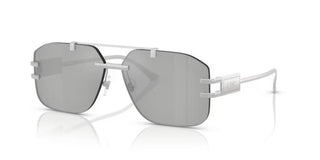 Versace VE 2275 men Silver Squared Sunglasses