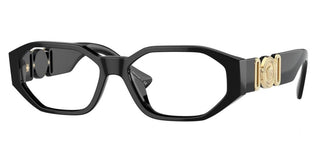 Versace VE 3320U unisex Black Geometric Eyeglasses