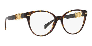 Versace VE 3334 women Havana Geometric Eyeglasses