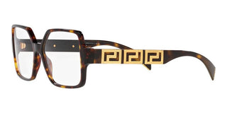 Versace VE 3337 women Havana Squared Eyeglasses