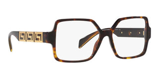 Versace VE 3337 women Havana Squared Eyeglasses