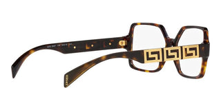 Versace VE 3337 women Havana Squared Eyeglasses