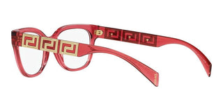 Versace VE 3338 women Red Squared Eyeglasses