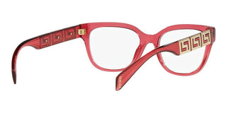 Versace VE 3338 women Red Squared Eyeglasses