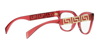 Versace VE 3338 women Red Squared Eyeglasses