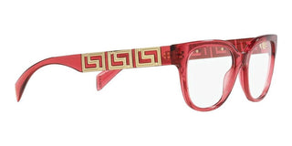 Versace VE 3338 women Red Squared Eyeglasses