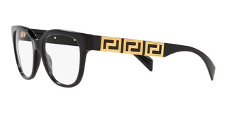 Versace VE 3338 women Black Squared Eyeglasses