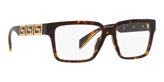 Versace VE 3339U men Havana Squared Eyeglasses