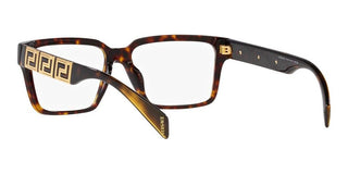 Versace VE 3339U men Havana Squared Eyeglasses