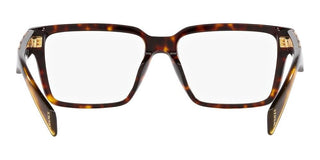 Versace VE 3339U men Havana Squared Eyeglasses