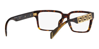 Versace VE 3339U men Havana Squared Eyeglasses