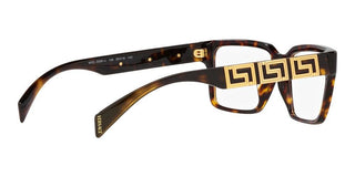 Versace VE 3339U men Havana Squared Eyeglasses