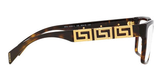 Versace VE 3339U men Havana Squared Eyeglasses