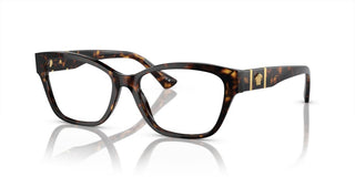 Versace VE 3344 women Havana Squared Eyeglasses