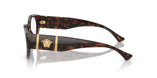 Versace VE 3345 women Havana Geometric Eyeglasses