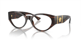 Versace VE 3345 women Havana Geometric Eyeglasses