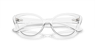 Versace VE 3349U women Transparent Cat Eye Eyeglasses