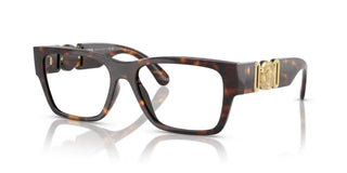 Versace VE 3368U men Havana Squared Eyeglasses