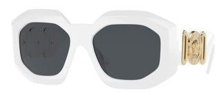 Versace VE 4424U women White Geometric Sunglasses