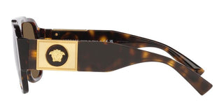 Versace VE 4436U men Havana Visor Sunglasses